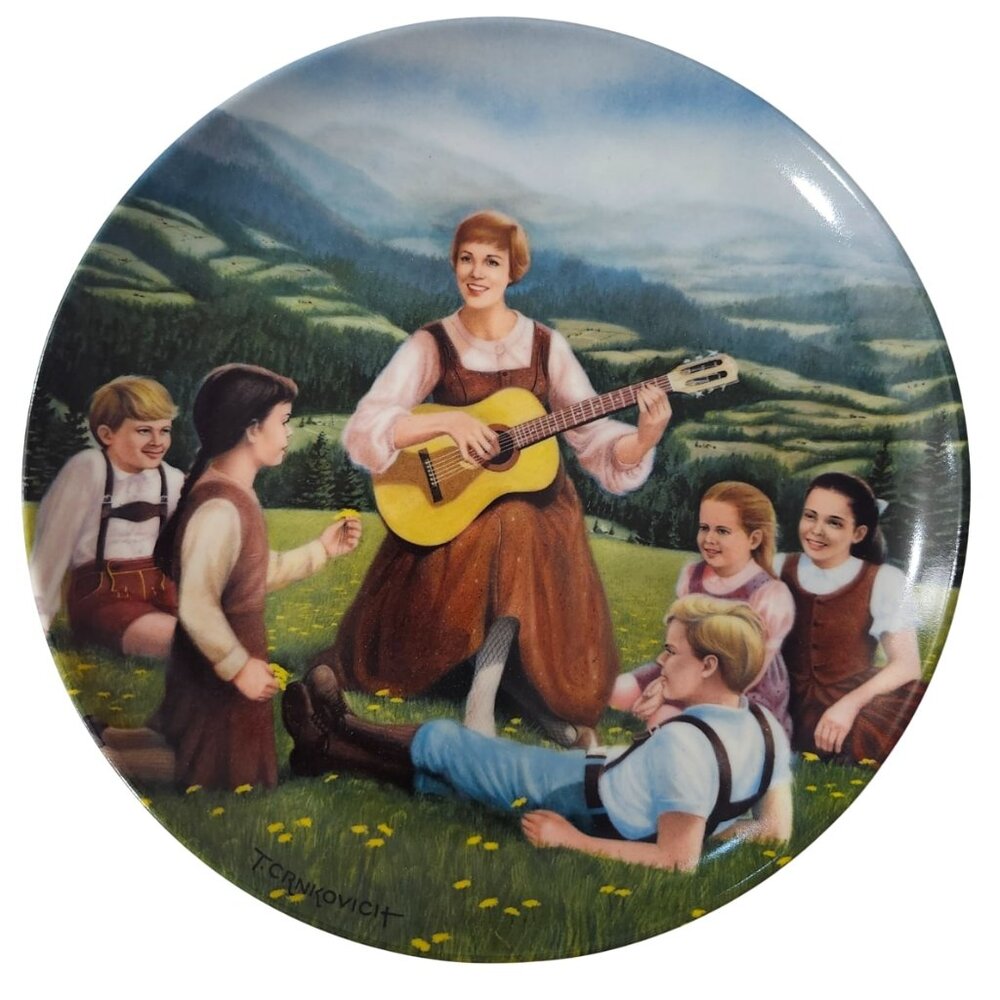 Vintage 1986 The Sound of Music Collector’s Plate Do-Re-Mi Edwin Knowles Box/COA